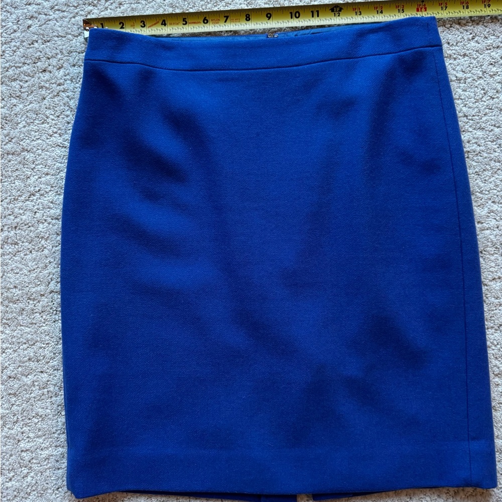 Beautiful blue J.Crew pencil skirt